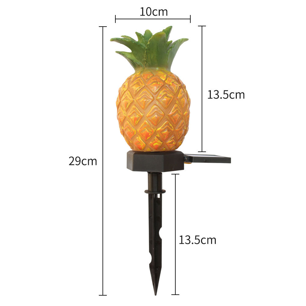 Pineapple Cactus Solar Path Light Solar Garden Stake Light Ground Light Solar Lawn Lamp For Garden