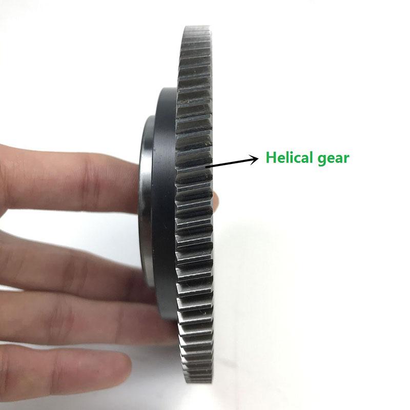 SOMEDAY Tongsheng – engrenage principal (roulement inclus) pour vélo électrique TSDZ2, moteur Central Central, dent droite, dent hélicoïdale: Helical Gear