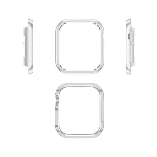 Horlogehoesje voor apple watch  se 6 5 4 3 2 1 highlight case 38mm 42mm nieuwste model hoesje transparante beschermhoes voor apple watch 4 44mm 40mm: Zilver / 42mm voor serie 321