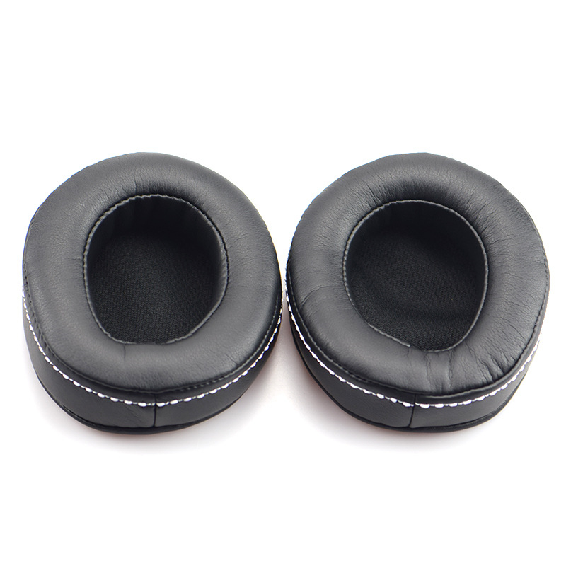 1 Pair Replacement Protein Skin Leather Foam Ear Pads Cushions for DENON AH-D600 AH-D7100 Headphones 1.19