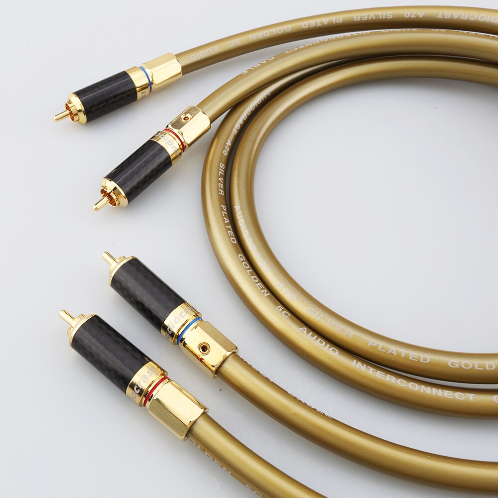 Paar Hi Fi Rca Kabel Hifi Audiocrast A70 Met Kools... – Grandado