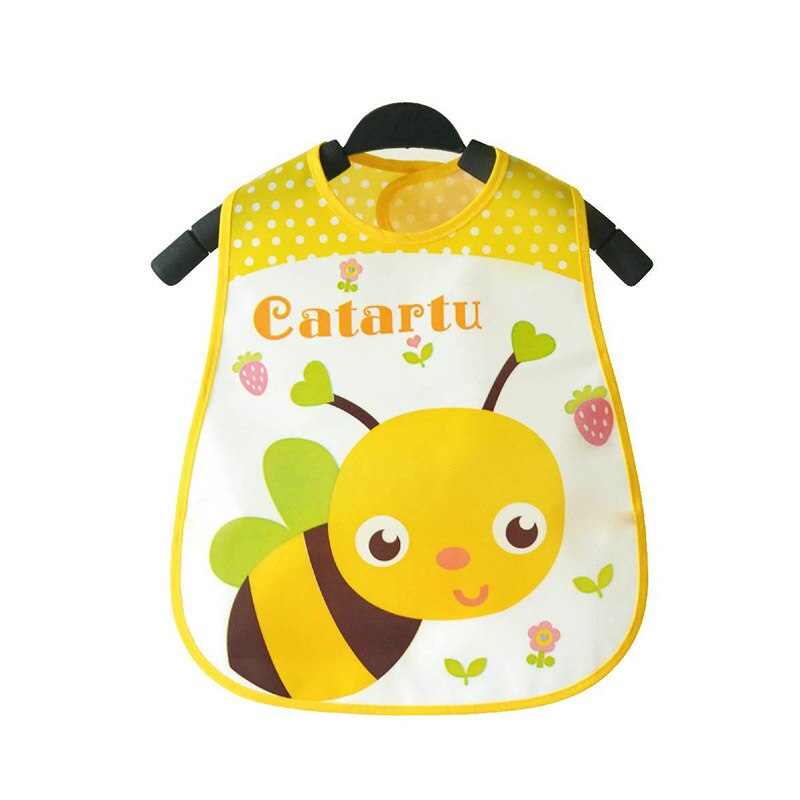 Joli tablier d'alimentation pour bébés | 1 pièce, combinaison imperméable pour bébés nid saliva pour nourrissons enfants alimentation Smock bavette bavette: bee