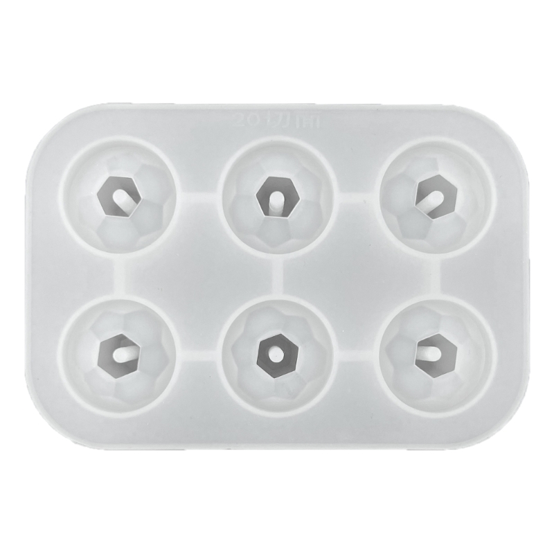 DIY 20/25/30mm Round Bead Silicone Mold with Hole Cabochon Gemstone Pendant Charms Resin Mould Necklace Bracelet Jewelry Making: 30mm / black