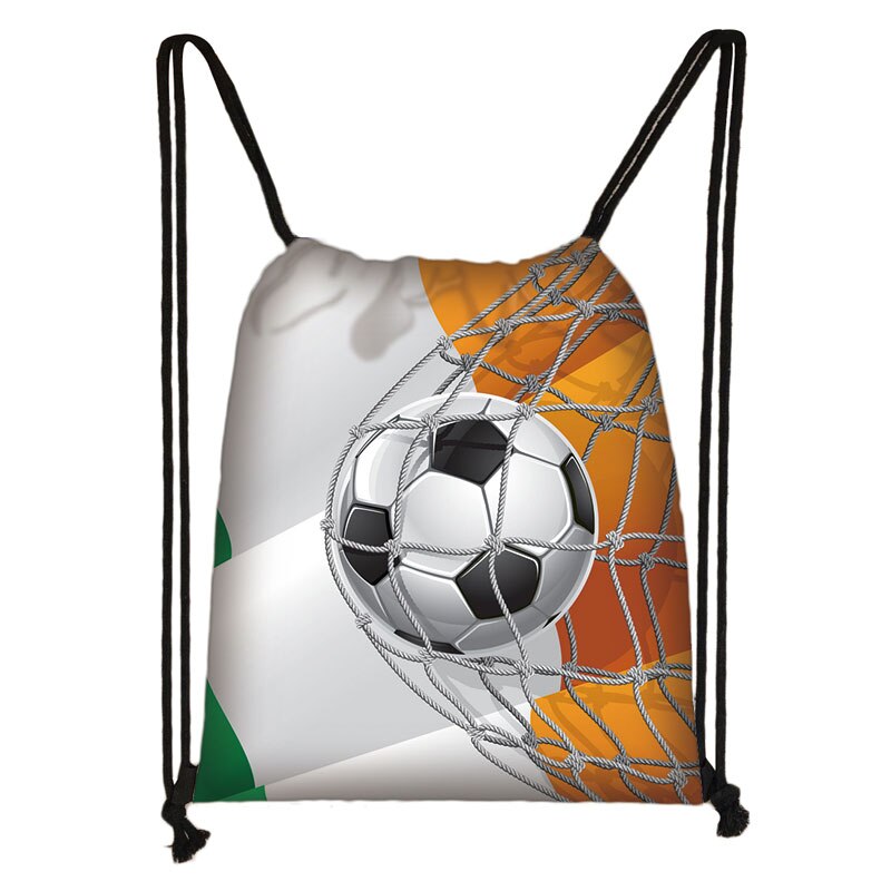 Sac à dos avec cordon imprimé pour hommes, sac de rangement à la , sac à dos décontracté pour adolescents, sac de voyage, sac à livres,: skdfoot10