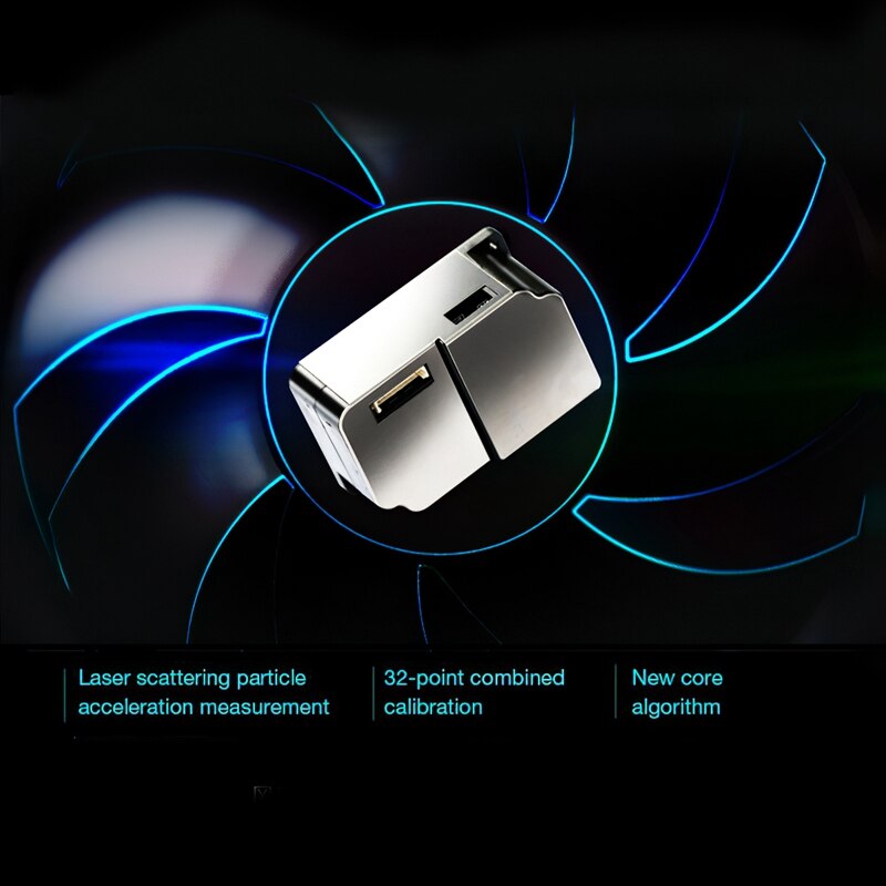 Formaldehyde Detector Air Monitor PM 2.5 Portable Display Air Pollution Meter Mini Dust Tester For Home Car