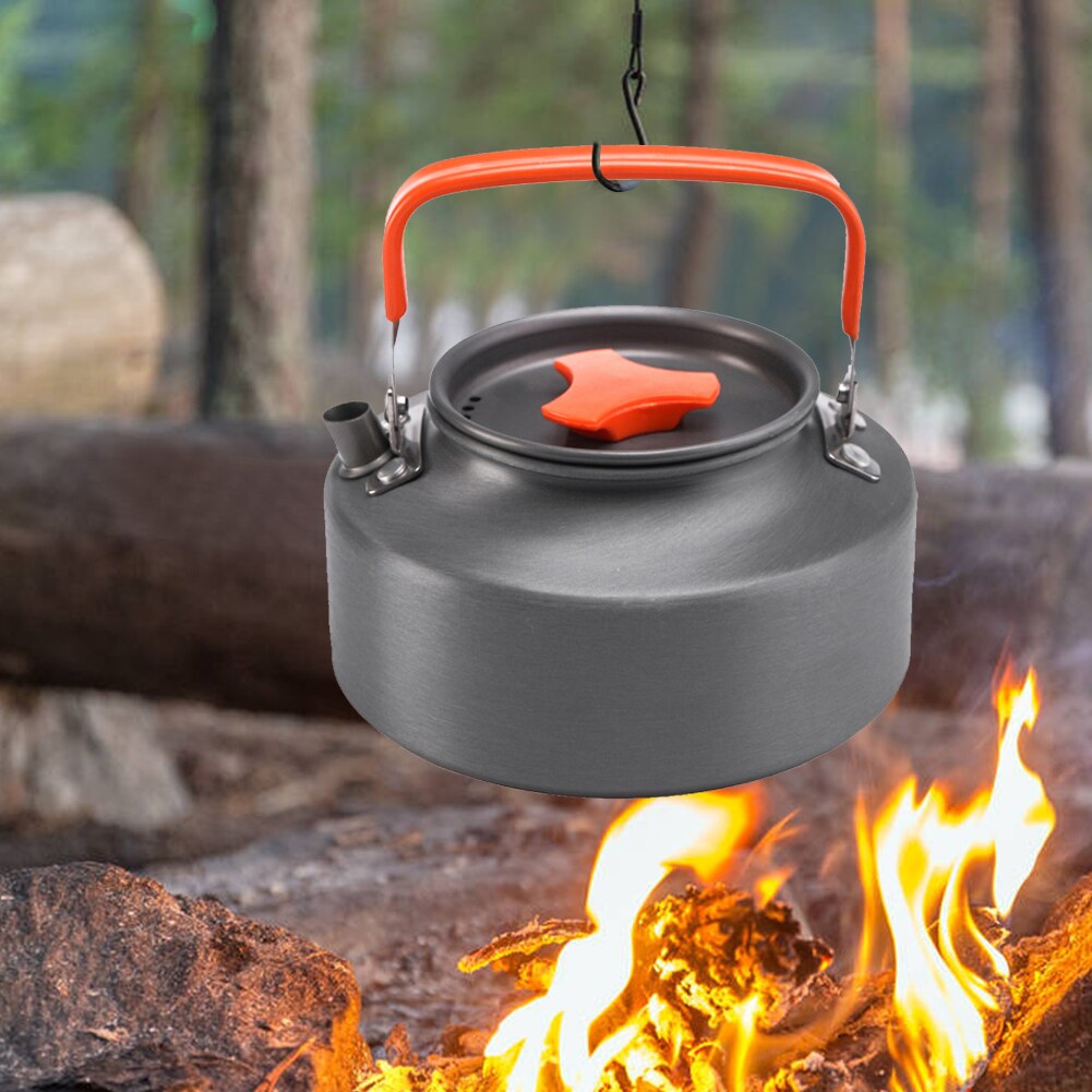 3 Stks/set Outdoor Camping Wandelen Cookware Gebruiksvoorwerpen 2-3 Mensen Draagbare Reizen Picknick Theepot Pot Koekenpan Koken Servies