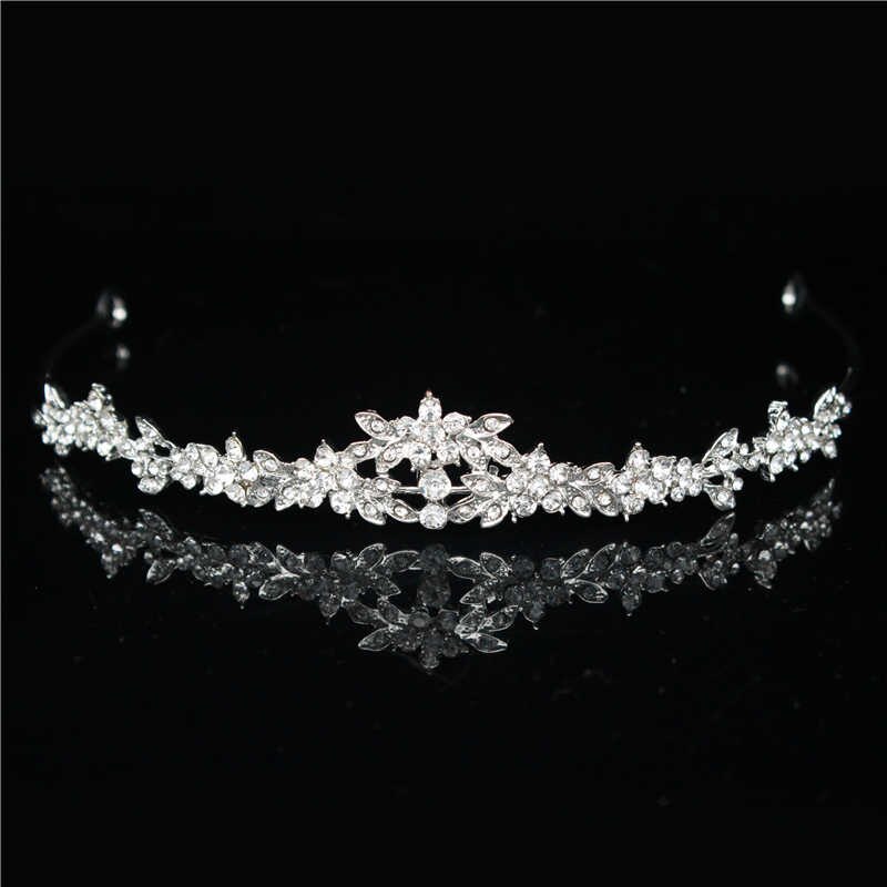 11 disegni di Cristallo Wedding Bridal Tiara Crown Per La Ragazza/Donne di Promenade Diadema Ornamenti Per Capelli Da Sposa Monili dei capelli Della Sposa accessori: Style 2 Rose Gold