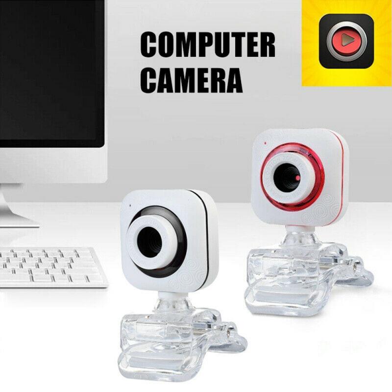 USB 640x480 Camera Webcam Clip Web Cam With Microphone For PC Computer High Definition Output Suitable for Video Conferences