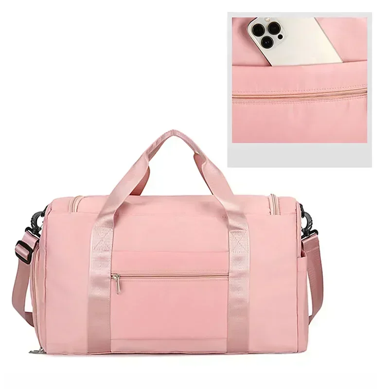 Sac De Sport/gym En Cuir Noir – Love Leather – Voyage/sport – Unisexe – Neuf