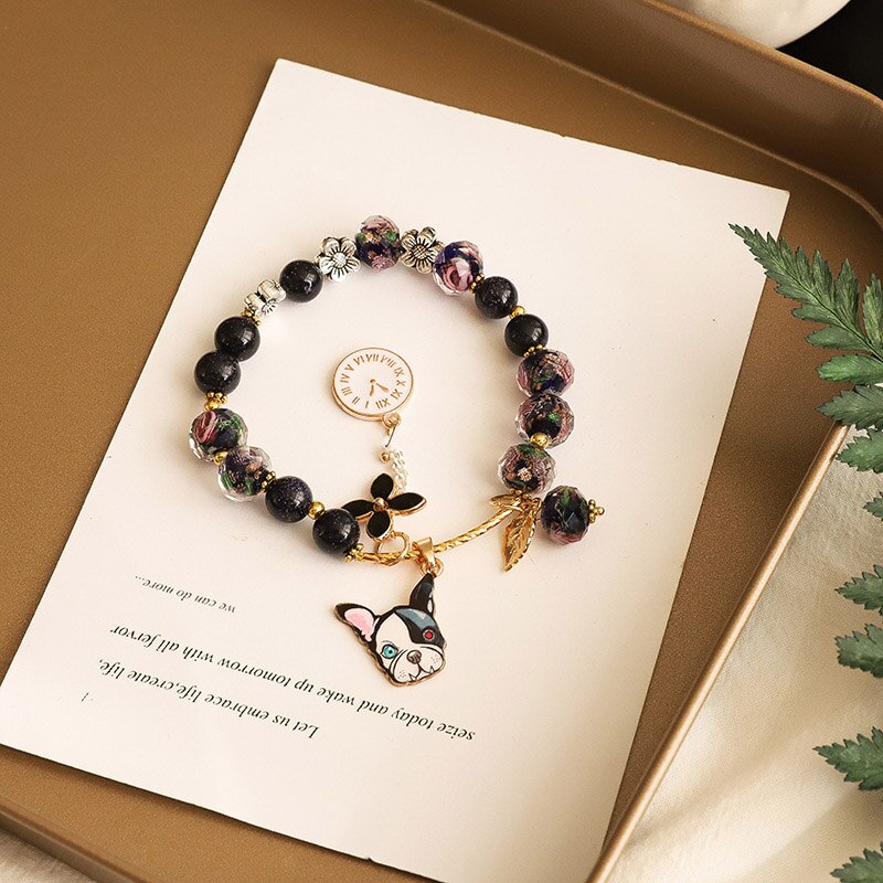 Mode eenvoudige kristal armband vrouwelijke persoonlijkheid wilde armband sieraden: 02