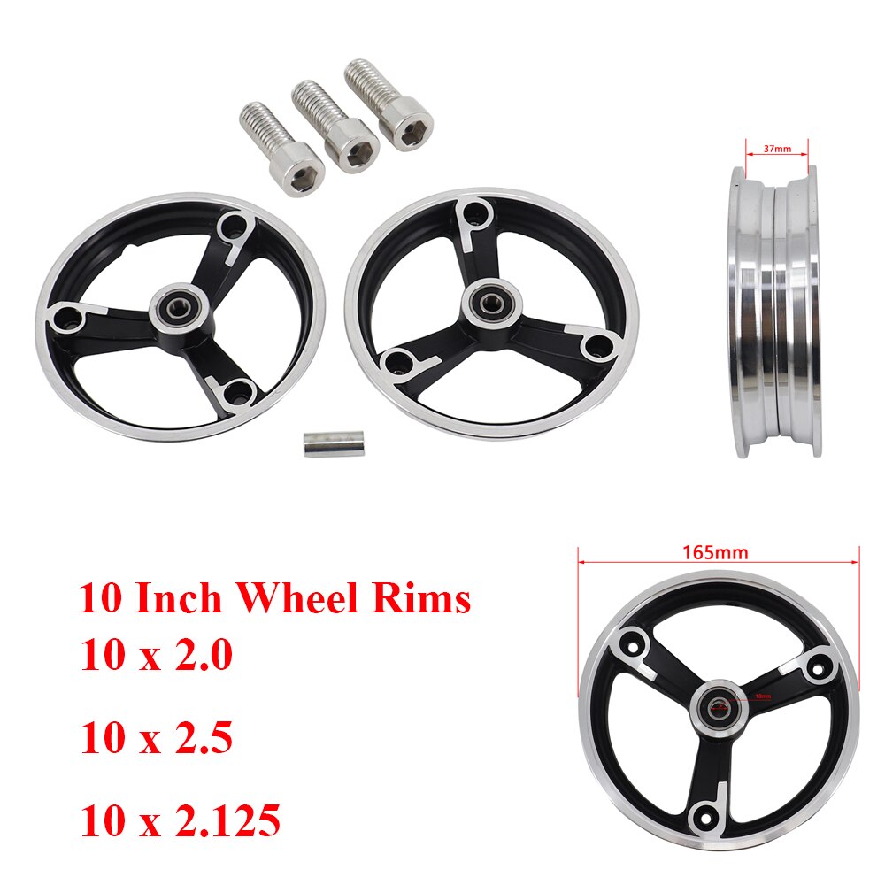 Hoverboard de equilibrio eléctrico, neumático de equilibrio inteligente con tubo interior, 10x2,50 pulgadas: C