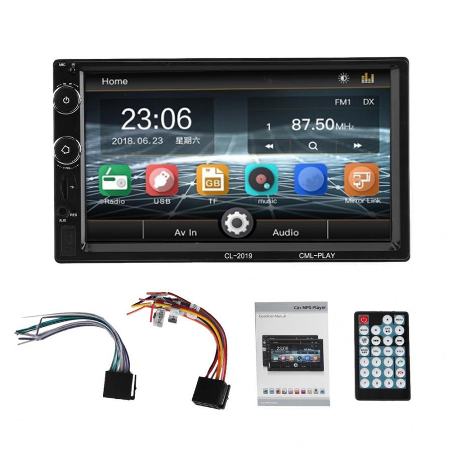 Reproductor MP5 para coche de 7 pulgadas, Radio para coche de 2Din, reproductor Multimedia estéreo Bluetooth MP5, reproductor DVD para coche, Radio para coche, accesorios para coche nuevos
