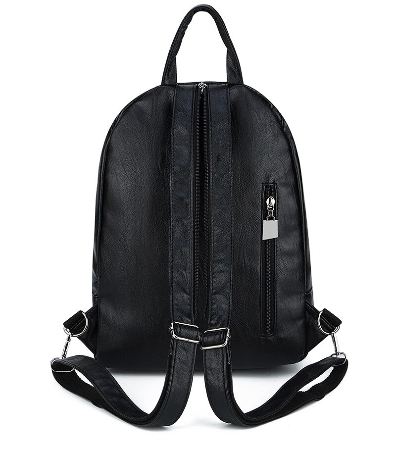 Femmes sacs à Dos en cuir Vintage femme Sac à bandoulière Sac A Dos voyage dames Sac à Dos Mochilas sacs d'école filles Preppy Bookbag