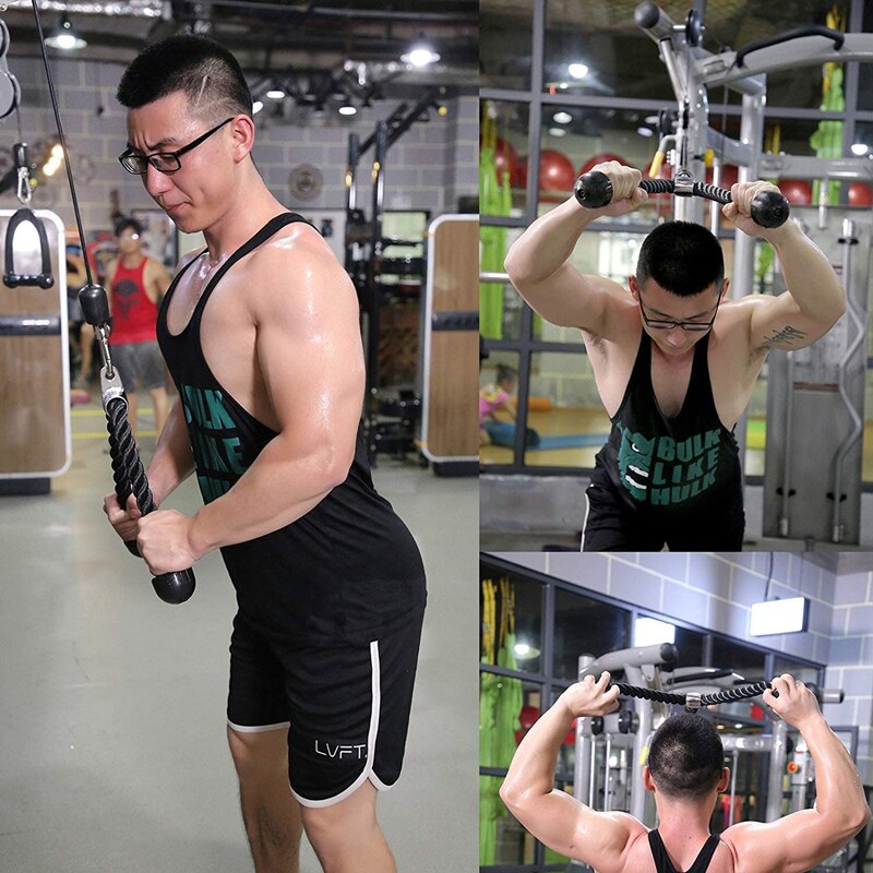 70cm 90cm 120cm 150cm triceps reb fitness hjemmegym pulldown maskine håndtag biceps triceps ryg skulder muskel træner