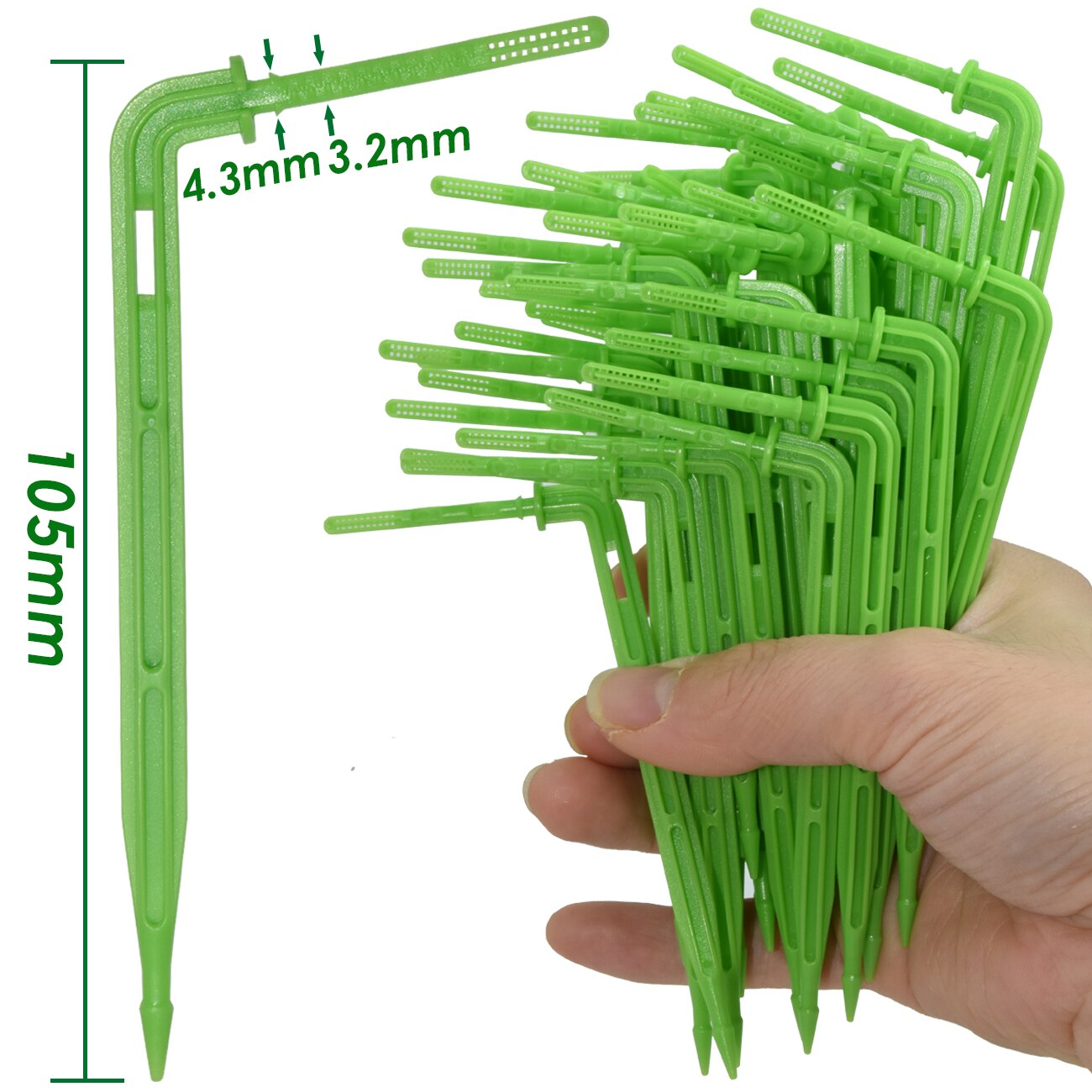 KESLA Garten 4/7 mm bis 3/5 mm Schlauchbewässerungssystem Mikro Tropfen Bewässerung Bausatz Timer Pfeil Emitter Tropfer Bonsai Pflanze Gewächshaus
