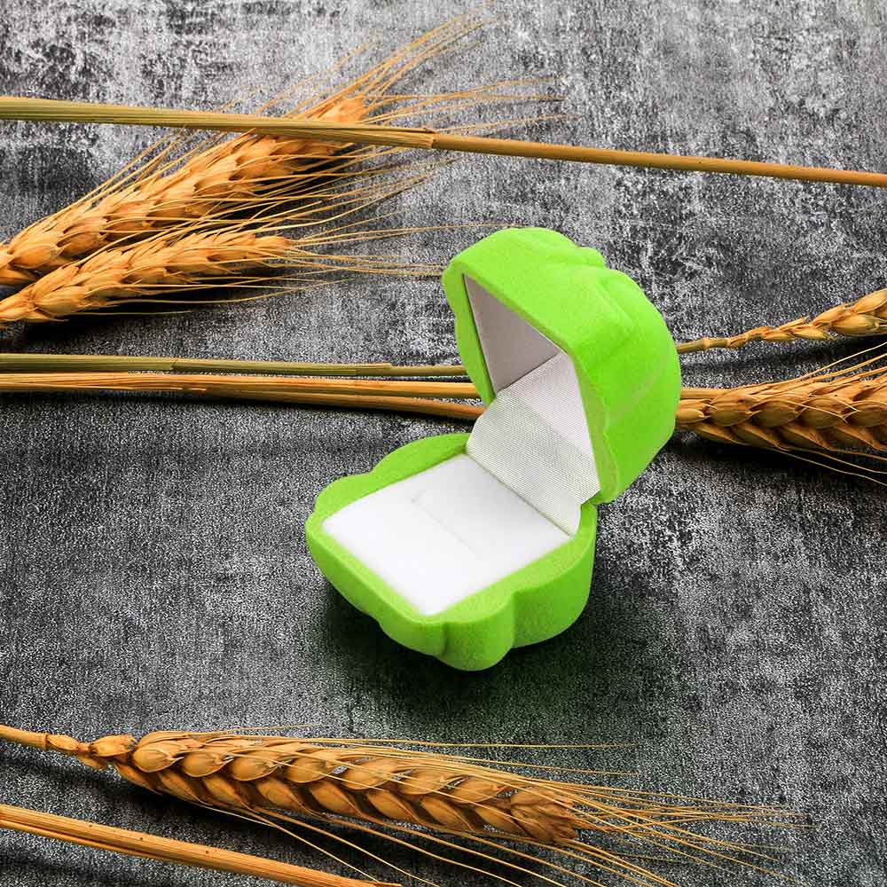 Mini Cartoon Frog Shaped Jewelry Box Container Ring Earring Box Jewelry Container Display