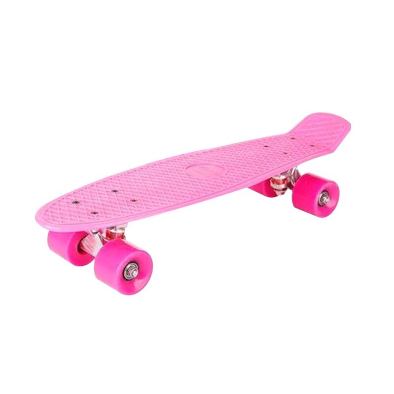 22 tommer fire-hjulet skateboard single-warp kick skate board til nybegynder drengepige: 2 ss 202734- pk