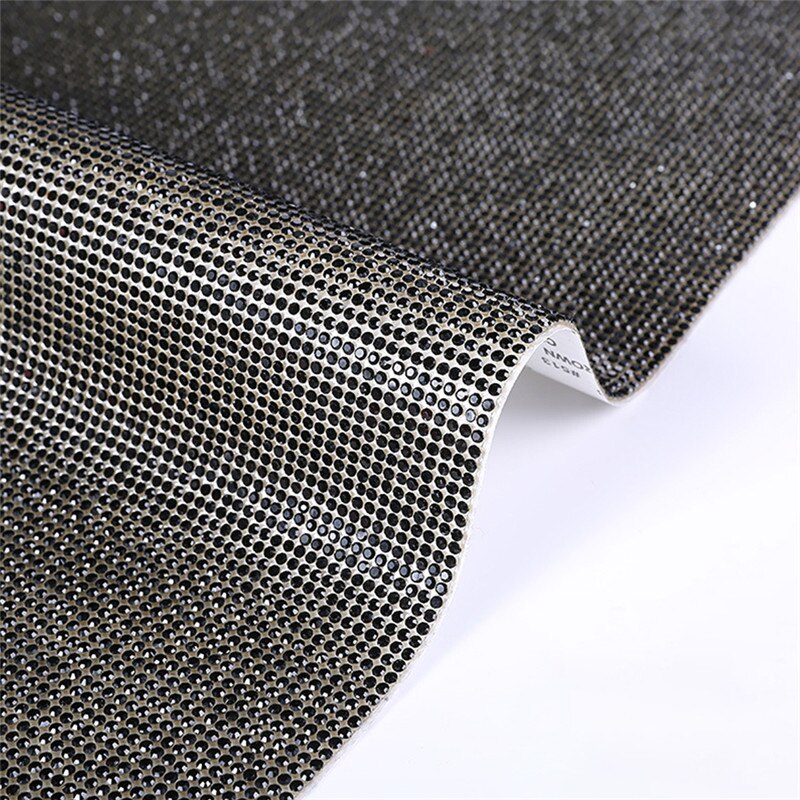 Strass brillants en cristal, 40x24cm, autocollant de décoration de voiture à faire soi-même: Black