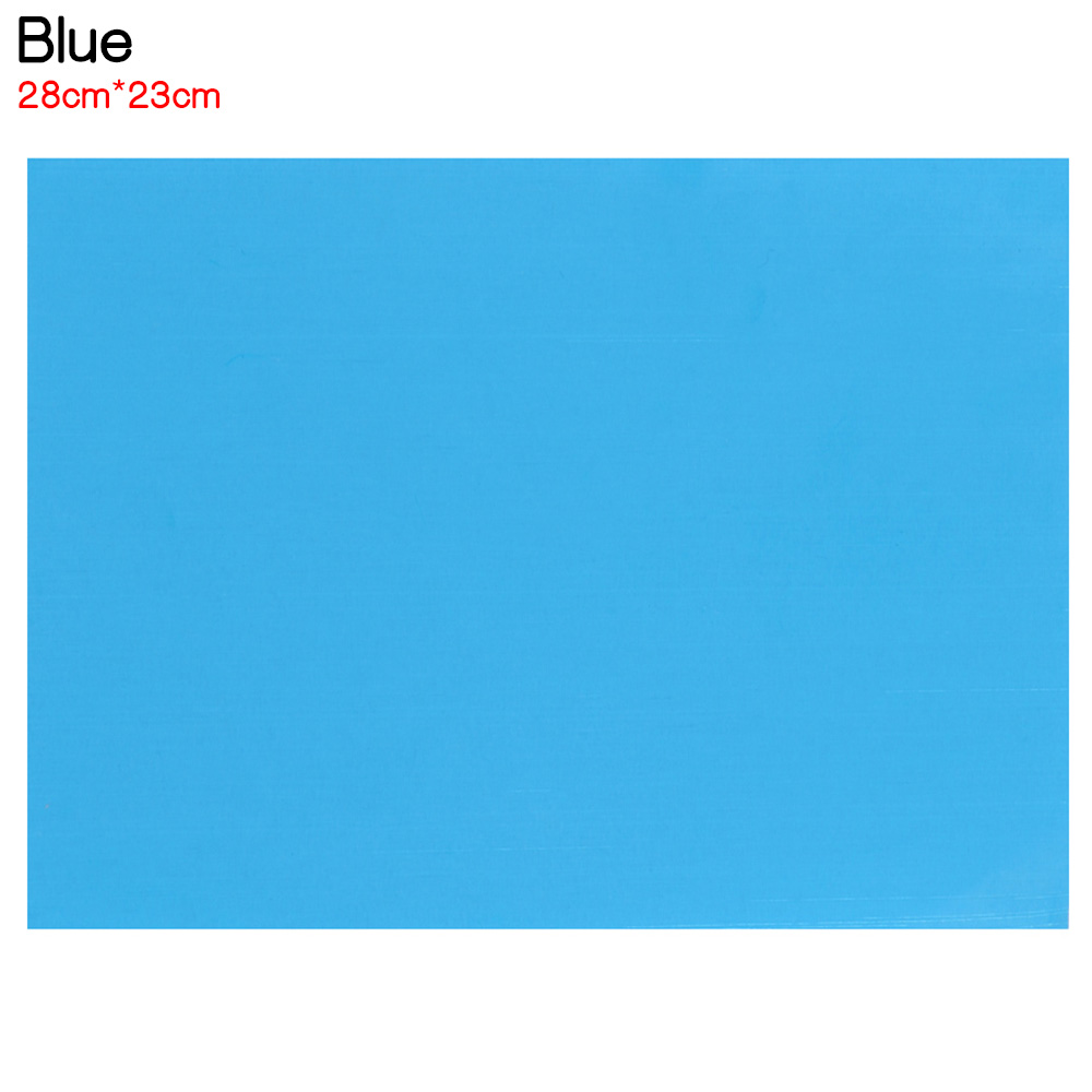 10 Pcs Kleurrijke A4 Organische Coatings Water-Oplosbare Carbon Papier Voor Doek Borduurwerk Tracing Bumf Tekening Transfer Naaien Accessor: blue B