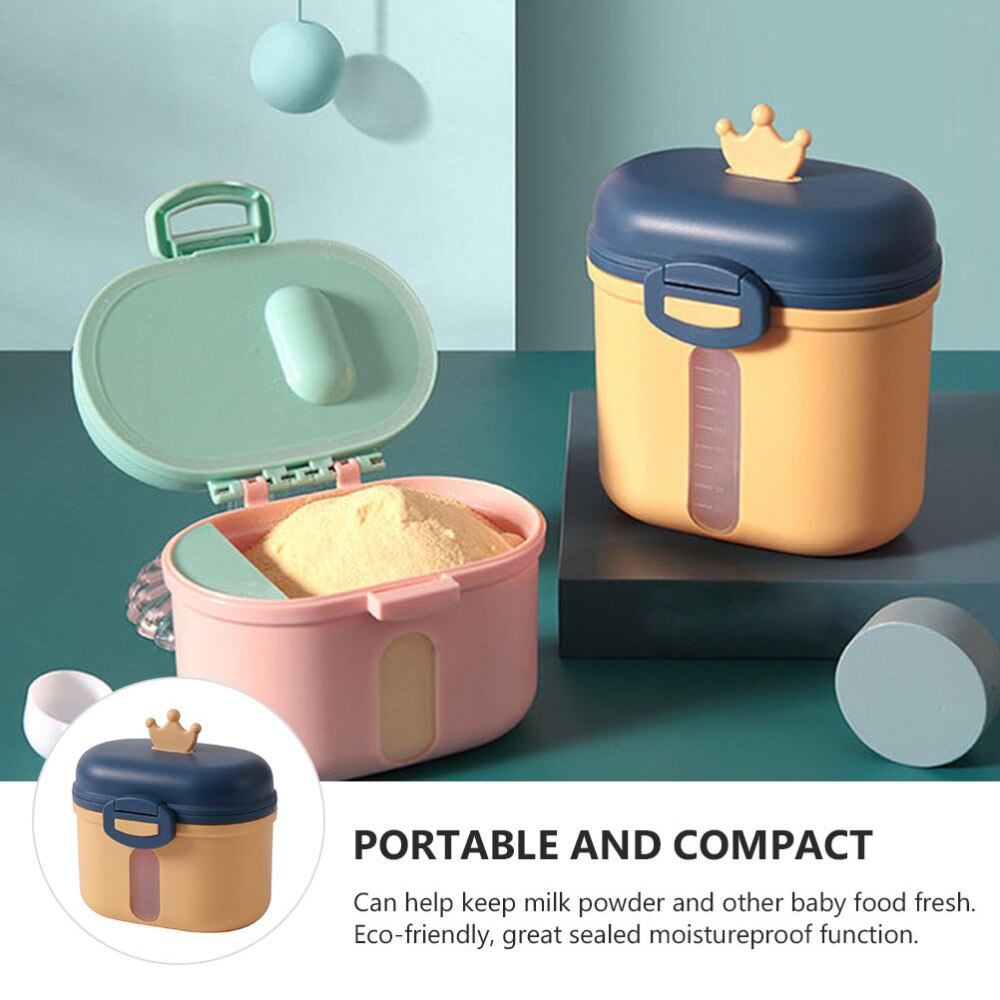 1 Set Powder Container Premium Formula Box Portable Baby Formula Box