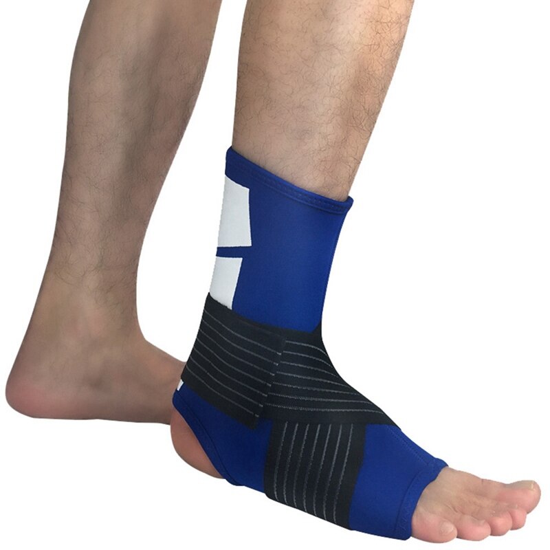 Sportsled elastisk støttebandage beskyttelsesudstyr gym fodbetræk 1 stk