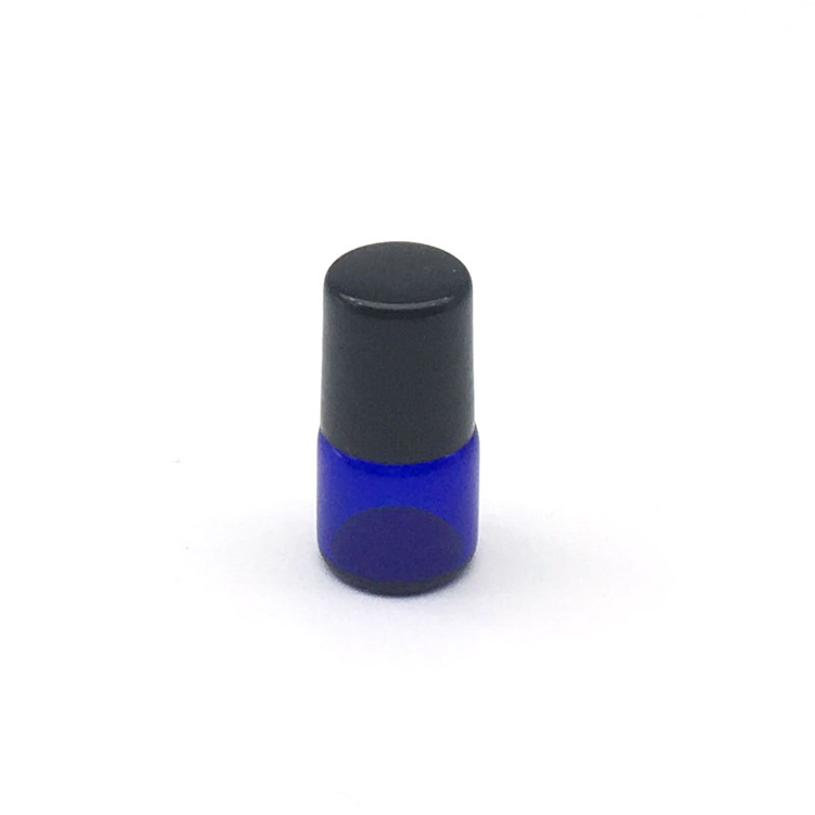 Echantillon de parfum vide 1ml 2ml 3ml 5ml 10ml bouteille en verre roulé bouteille à rouler bleu huile essentielle 1 pièce: 1ml