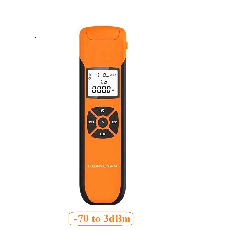 G10 Optical Power Meter High Precision Rechargeable Battery Fiber Optic Power Meter With Flash Light OPM: -70 to 3dBm