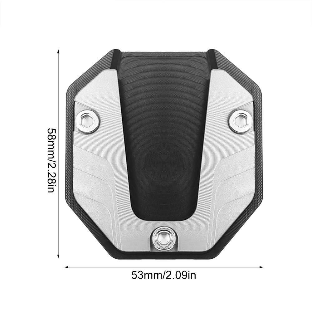 Motorcycle Kickstand Plate Anti-Skid Side Stand Extension Plate Foot Support Pad High Strength Motorcycle Accessories Foot Plate