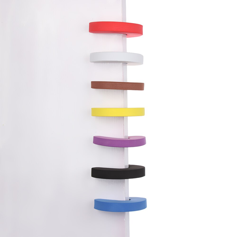 1pc Baby Safety Locks Children Protection EVA C Shape Security Cabinet Locks Door Clip Kids Finger Safe Soft Foam Door Stopper