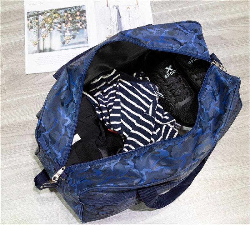 camouflage tote travel bag women men shoulder travel handbag large capacity Weekend Duffle Luggage bag
