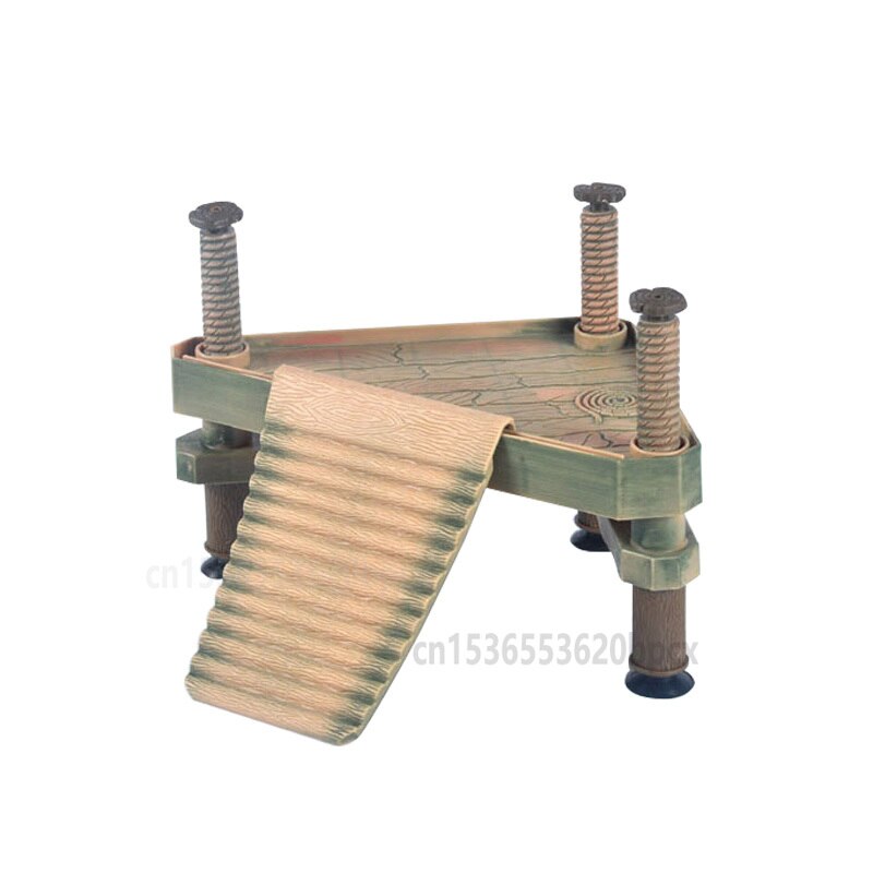 Tortoise Basking Platform Turtle Climbing Ladder Floating Island Basking Platform Pet Amusement Park Turtle Tank Landscaping