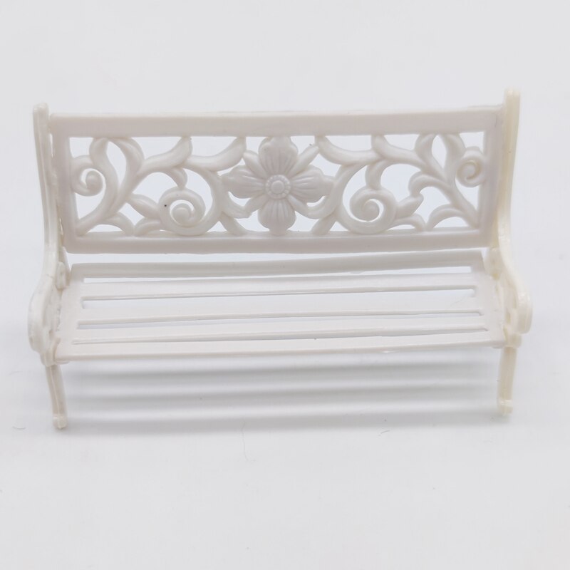 1/25 Scale Park Bench Model Mini Bench Miniature Parks Home Crafts Gardens Ornament Layout