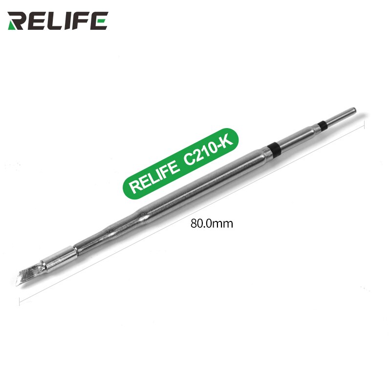 Relife rl -c210 tips universel jbc  c210 loddekolbe spids kompatible til xsoldering  t210 og sugon  t26 lodning station håndtag