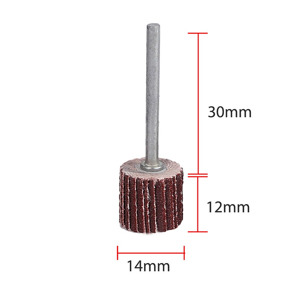 50pcs Abrasive Flap Wheel Brush Sanding Disc Buffer Polishing Grinding Burnishing Drum Sand Rotary Die Grinder Tool