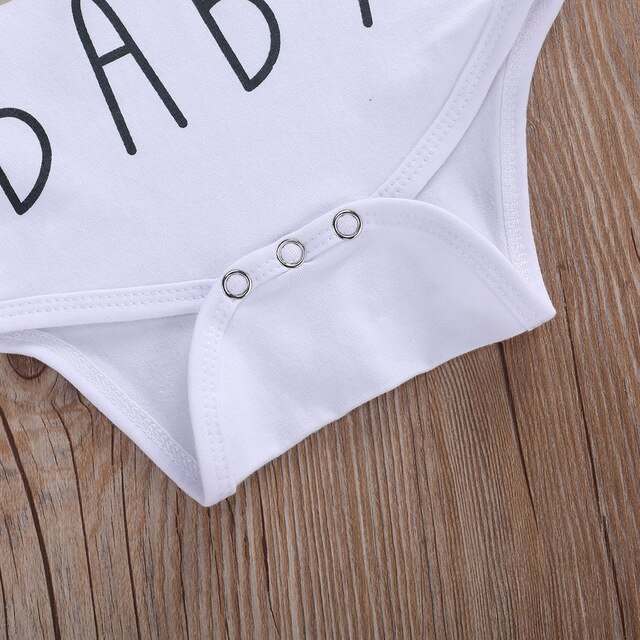 Rainbow Bodysuit Toddler Baby Boys Girls White Cotton Bodysuit Short Sleeve Letter Print Bodysuit Outfits