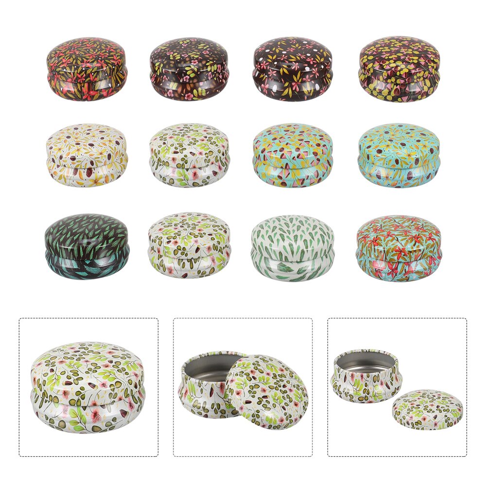 12Stck Mehrzweck DIY Kerze Dosen Krug Schmuck Perlen Behälter Kerze, Der Kasten