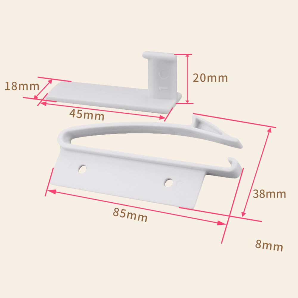 4pcs Invisible Drawer Latch Lock Baby Safey Cabinet Baby Security Children Protection Latches Kids Plastic Lock Cupboard Locker