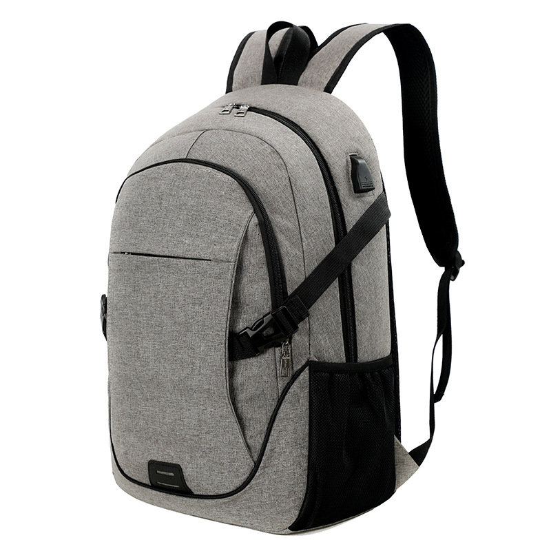Chic ryggsäck smart usb laddning axelväska herr oxford ryggsäck sydkorea datorväska reseryggsäck