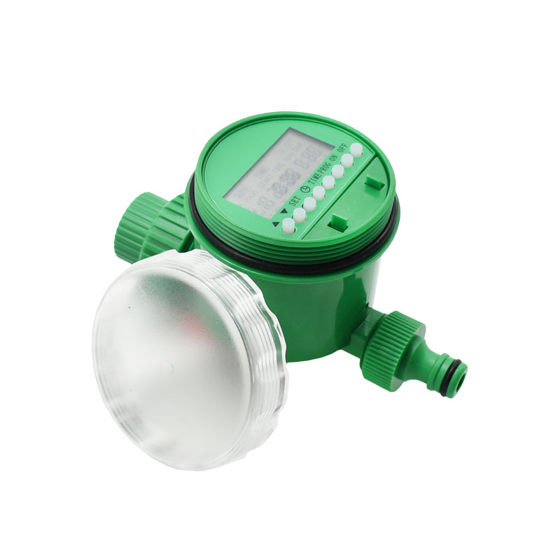 lcd automatic watering timer irrigation Knob gardens water timer waterproof automatic Drip irrigation 1pcs: LCD controller