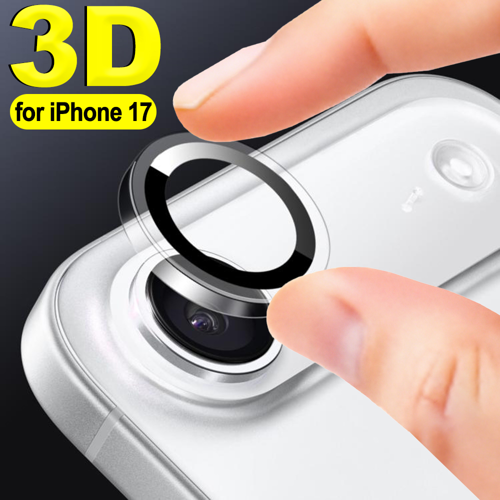1/3/5 juegos de Protector de lente de cámara Individual, cubierta protectora de lente antiarañazos de alta definición para PC dura para IPhone 17 ProMax 17air