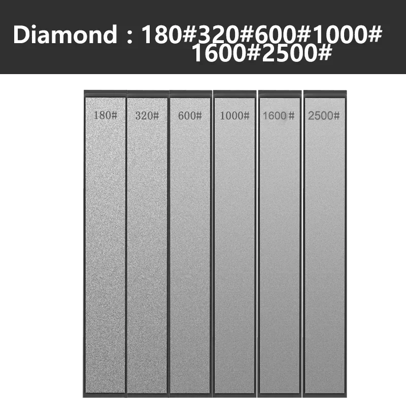 Diamant Slijpsteen voor Messenslijper Vaste Hoek Messenslijper Slijpsteen Diamant Slijpsteen Honing Stenen Olie Steen SET: Bruin