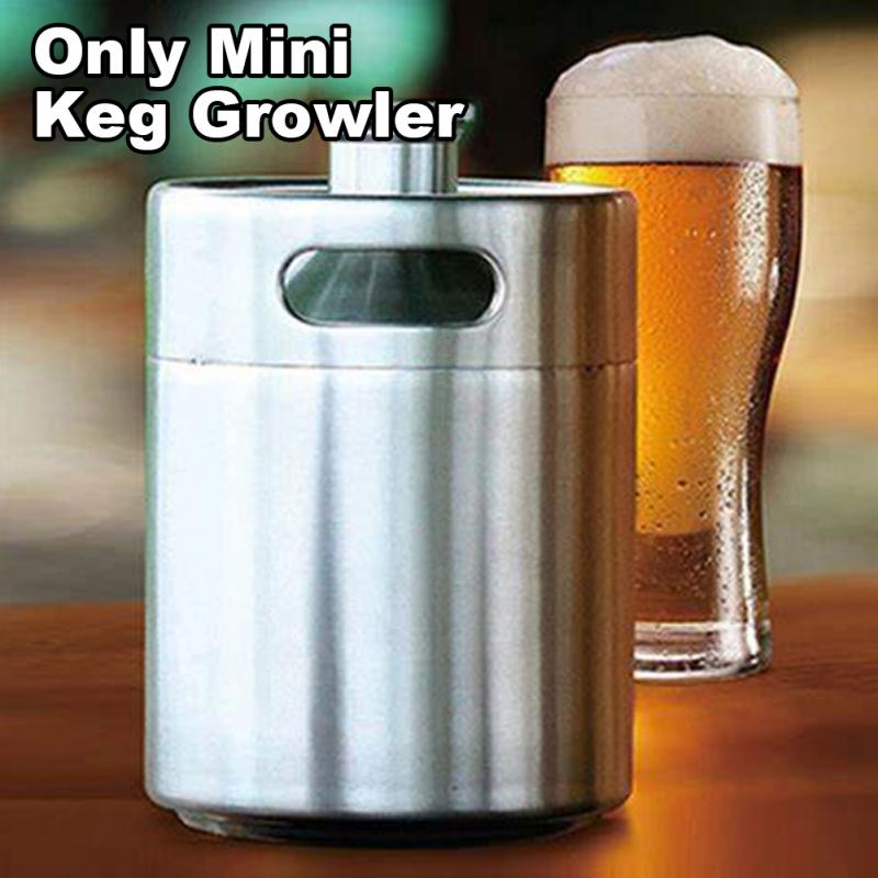 Portable Beer Making Home Brewing Heat Preservation Kitchen Travel Barware With Lid Crafts Mini Keg Growler Party Supplies