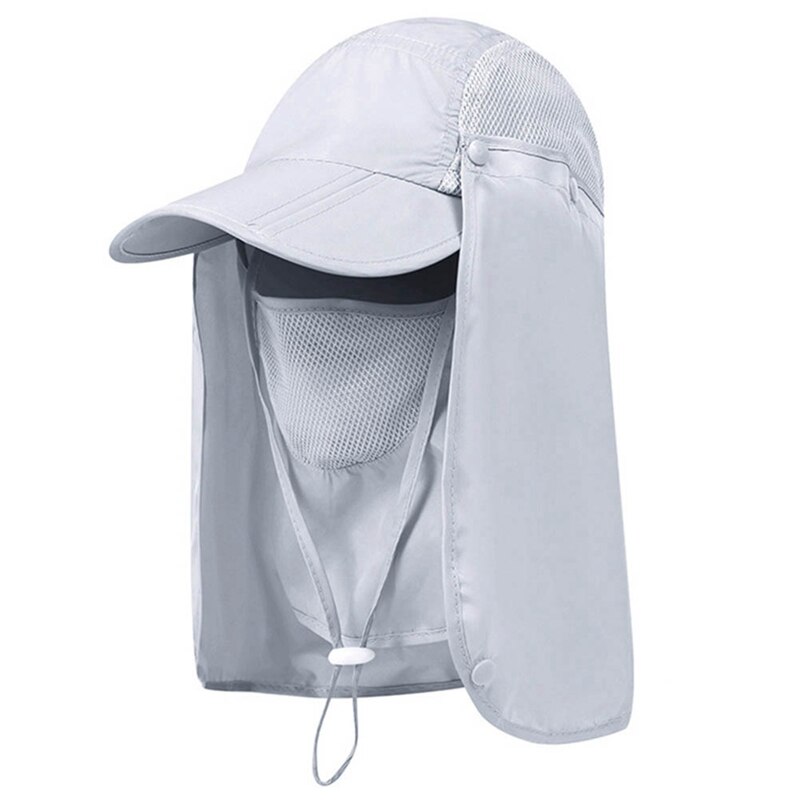 Utendørs sykling maske cap anti-uv vindtett sport visir caps sommer nakke uv beskyttelse casual baseball hatter kvinner menn balaclava: B