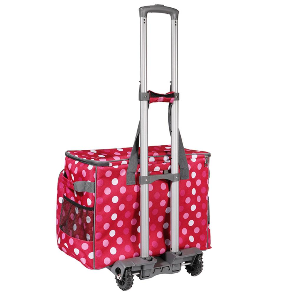 Sac chariot pour Machine à coudre | Sac à roulettes, pour Machine à coudre, robuste, Nylon, à large ouverture, rapide