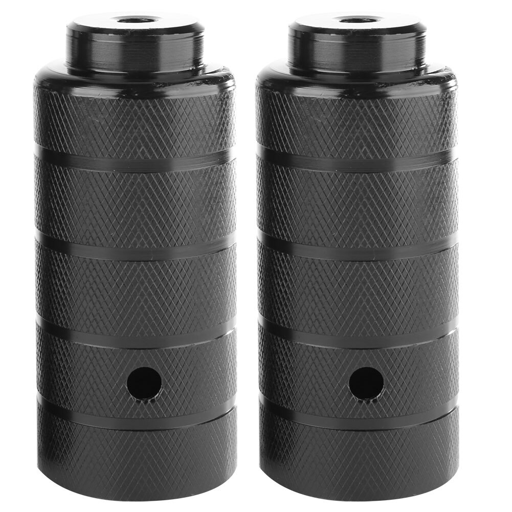 Paire De Pieds (pegs) BMX Noirs - Axe Compris - Fixation Universelle - Occasion