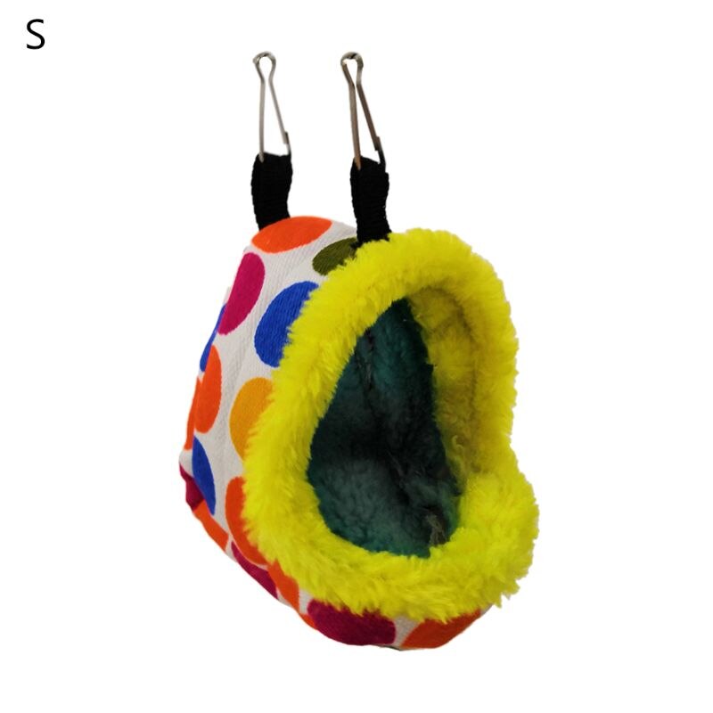 Nid d'oiseau maison hiver suspendu lit grotte pour perruche Hamster sac de couchage 53CA
