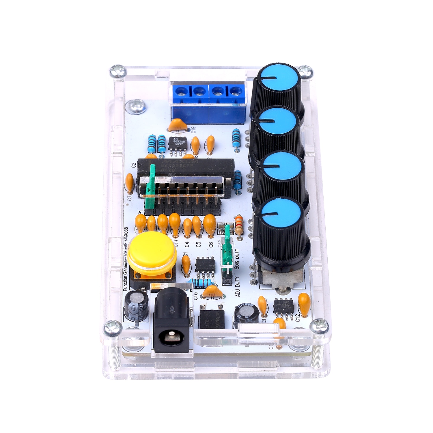 MAX038 generator sygnałów generator impulsów syntezator DIY zestaw 1Hz ~ 20MHz generator funkcji szybki op-wzmacniacz generator Zatoka