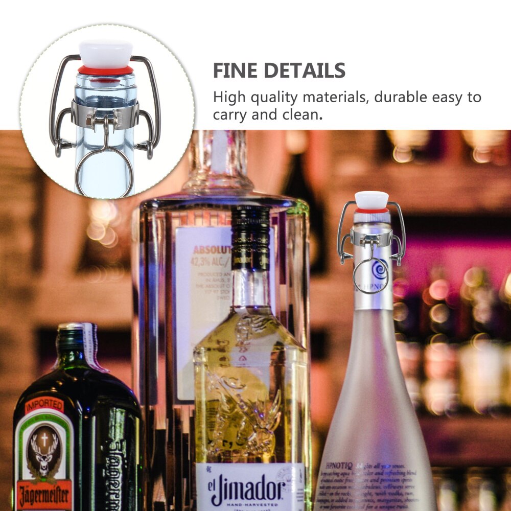 2pcs Champagne Bottle Stopper Portable Sealer Stopper Plug Stopper for Home Bar