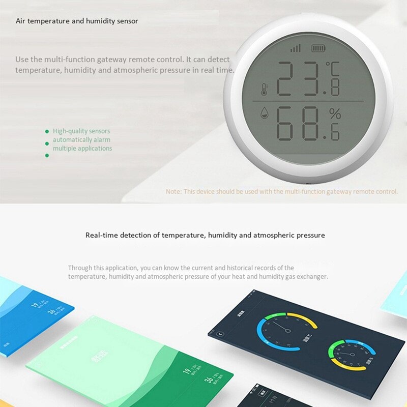 Temperatur Sensor Clever Wifi kabellos Temperatur Sensor Heimat Sicherheit Alarm für Tuya App