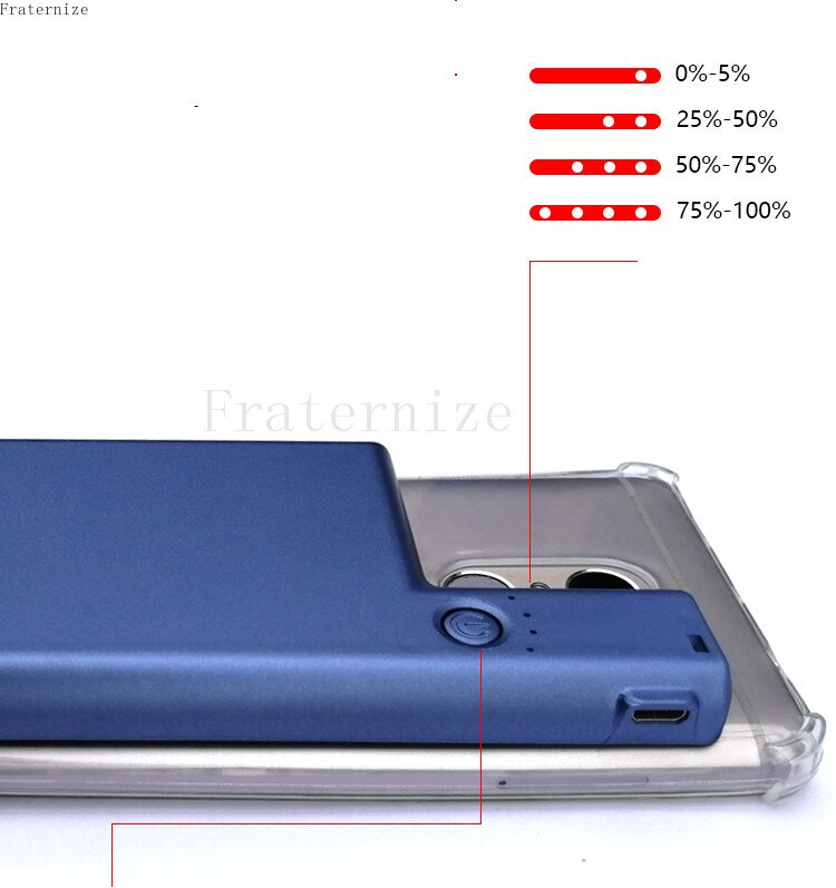 Funda con cargador de batería para Letv Leeco Le 2 Pro S3 2S, funda de carga portátil inteligente a prueba de golpes para Leeco Le Pro 3 Max 2